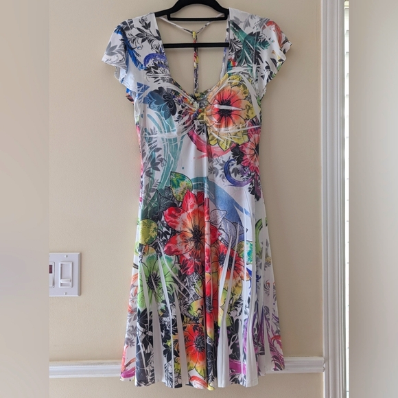 FLORAL WRAP DRESS - Colori - Picture 1 of 11